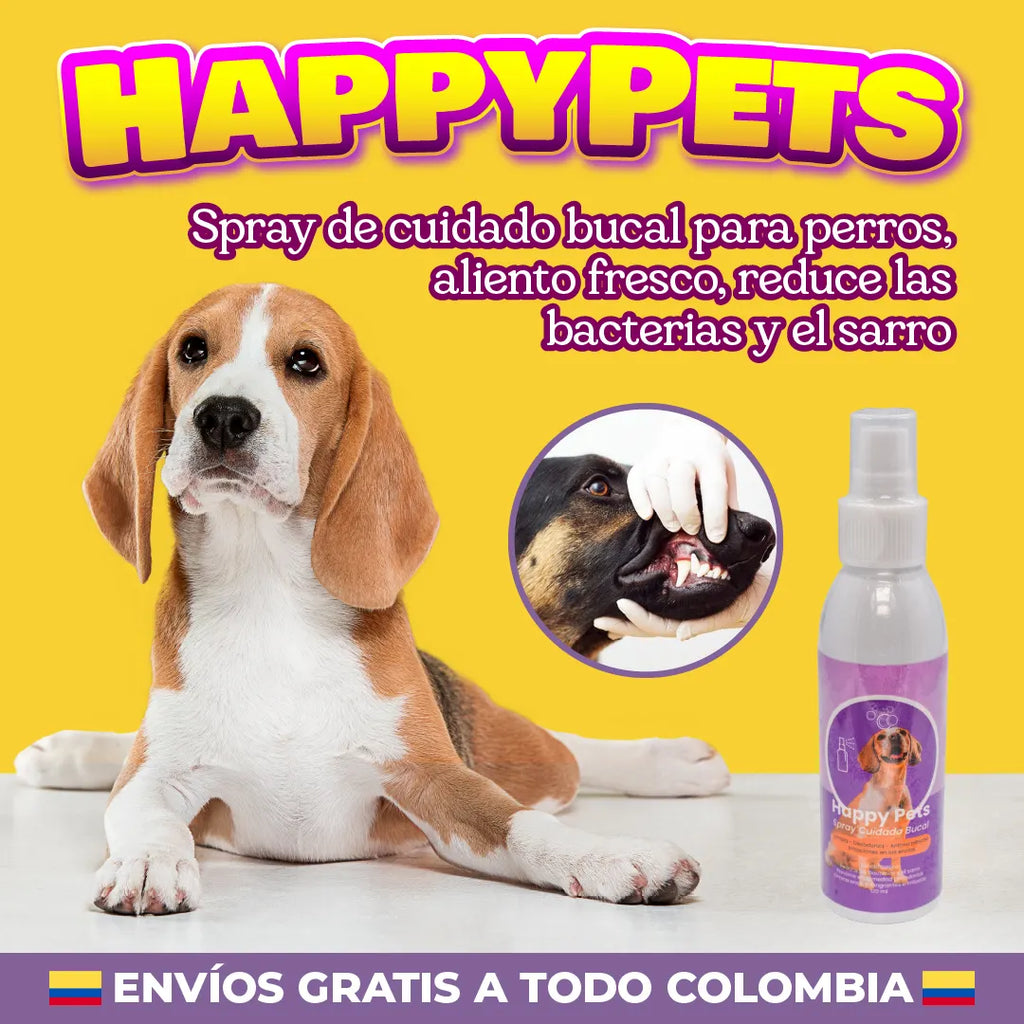 HAPPY PETS SPRAY BUCAL MASCOTAS